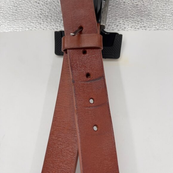 Southern Marsh Mens Brown Genuine Leather Belt Size 36 – Duck Logo Accents - Picture 3 of 7
